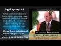 Chicago Money Lawyer Rich Fonfrias discusses what people should look for in a bankruptcy lawyer.