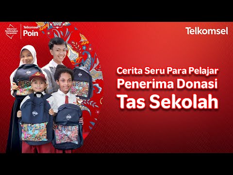 Cerita Seru Para Pelajar Penerima Donasi Tas Sekolah