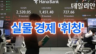 미국 정책 불확실성에 실물 경제 '휘청'